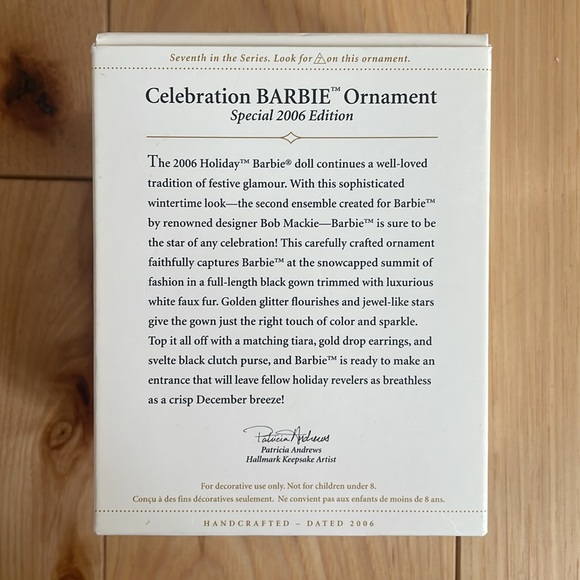 Hallmark Barbie 2006 Ornament - Picture 2 of 7